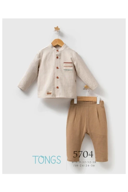 6-36 شهر صبي بدله قميص مع سروال