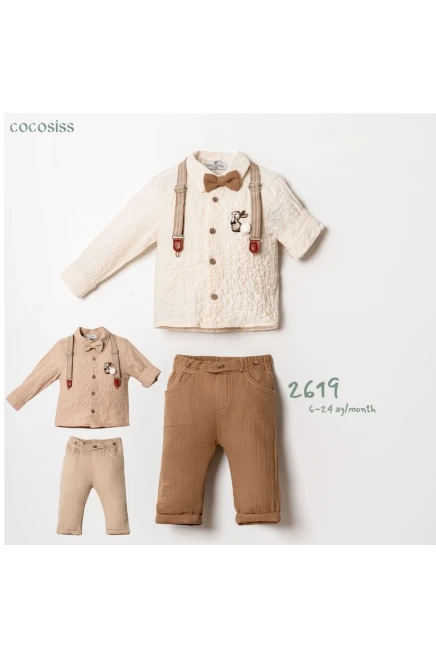 6-24 MONTH Boy PANT SUIT WITH SHIRT