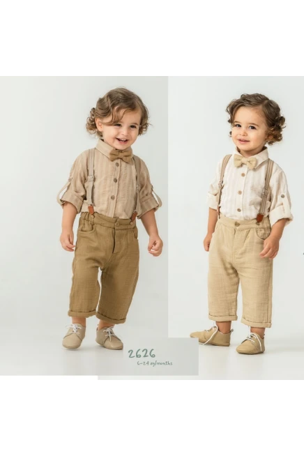 6-24 MONTH Boy PANT SUIT WITH SHIRT
