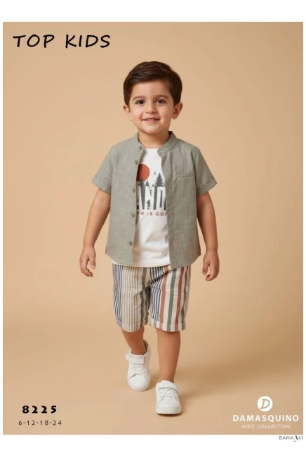 6-24 شهر صبي بدله قميص مع شورت