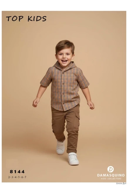 2-7 سنة صبي بدله قميص مع شورت