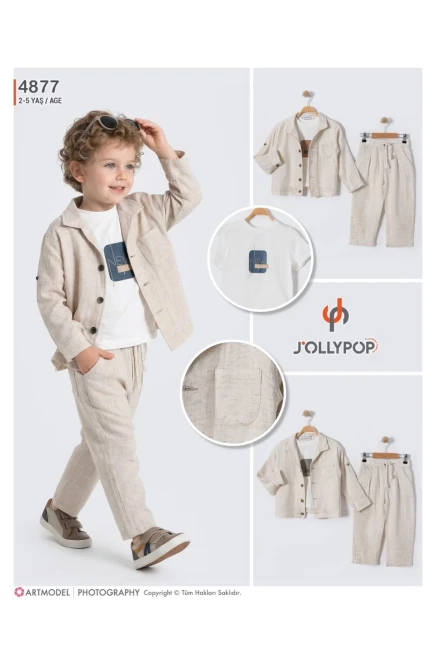 2-5 سنة صبي بدله قميص مع سروال