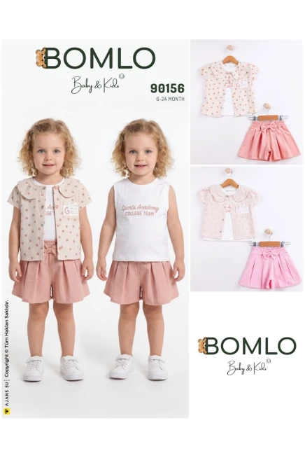 6-24 شهر فتاة بدله قميص مع شورت