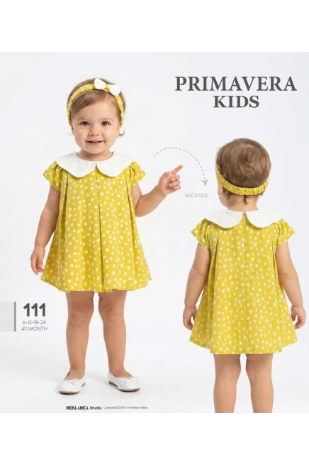 9-24 شهر فتاة فستان