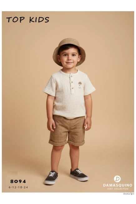 6-24 شهر صبي بدله تيشرت مع شورت