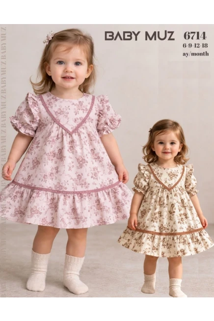 6-18 شهر فتاة فستان