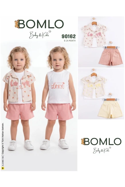 6-24 شهر فتاة بدله قميص مع شورت