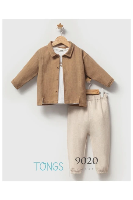 3-12 شهر صبي بدله ستره مع سروال