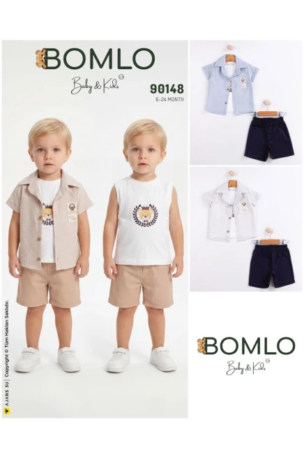 6-24 شهر صبي بدله قميص مع شورت