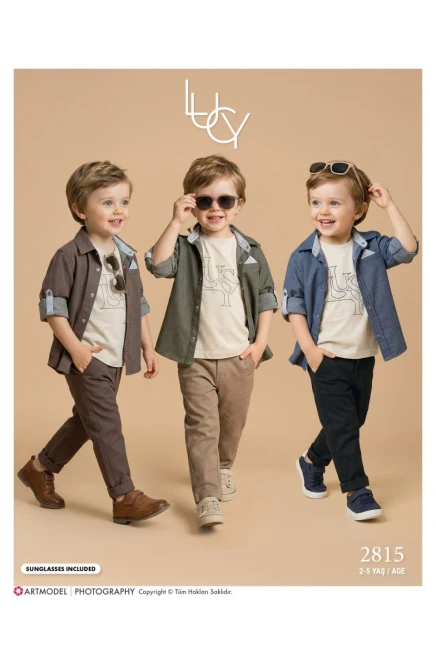 2-5 سنة صبي بدله قميص مع سروال