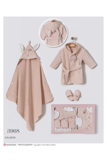 معيار فتاة طقم منشفة ورداء حمام