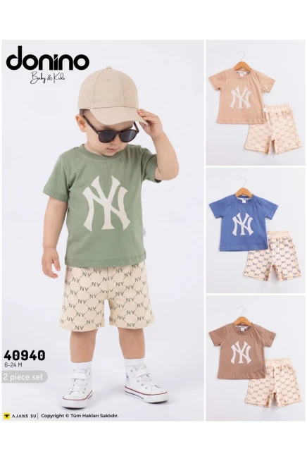 6-24 شهر صبي بدله تيشرت مع شورت