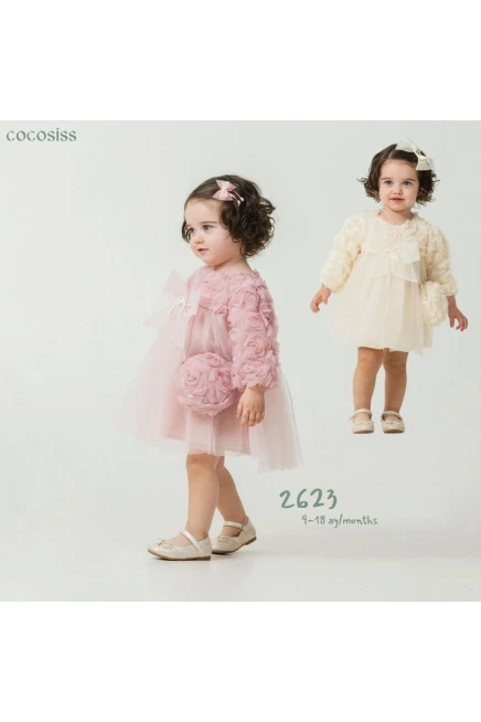 9-24 شهر فتاة فستان