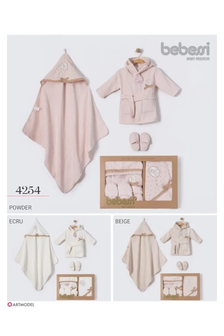 معيار فتاة طقم منشفة ورداء حمام