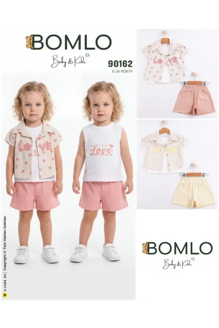 Gömlekli Tişörtlü Şort Takımı 