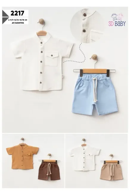 Gömlekli Şort Takım