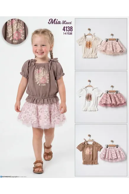 Tişörtlü Etekli Takım