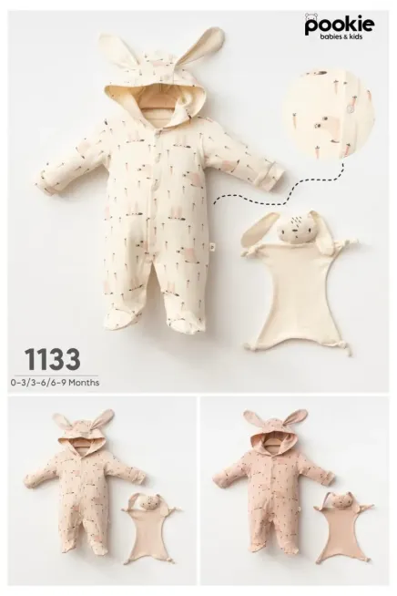 Kapşonlu Bebe Tulum 