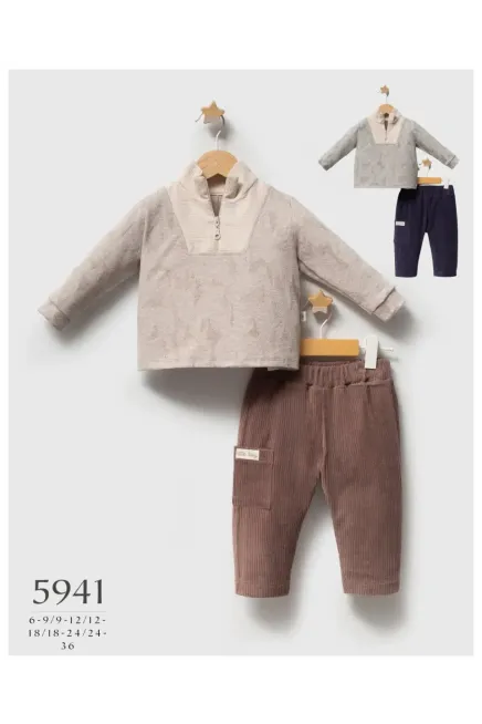 Sweatshırtlu Pantolonlu Takım