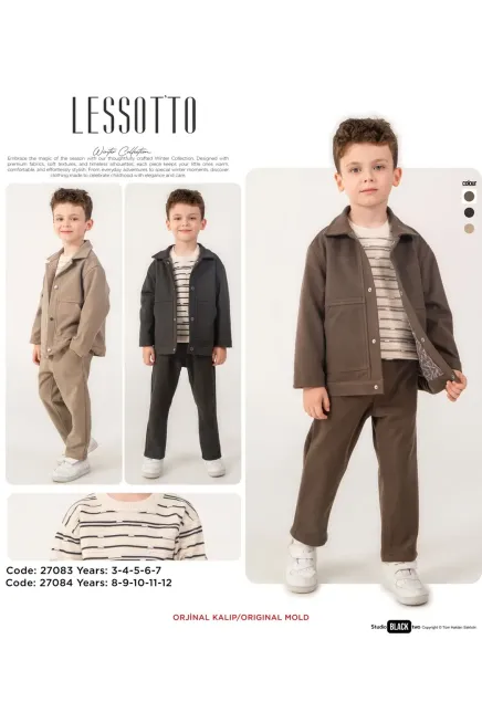 Ceketli Sweatshırtlu Pantolonlu Takım