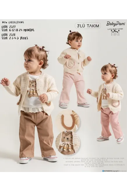 Hırkalı Sweatshırtlu Pantolonlu Takım