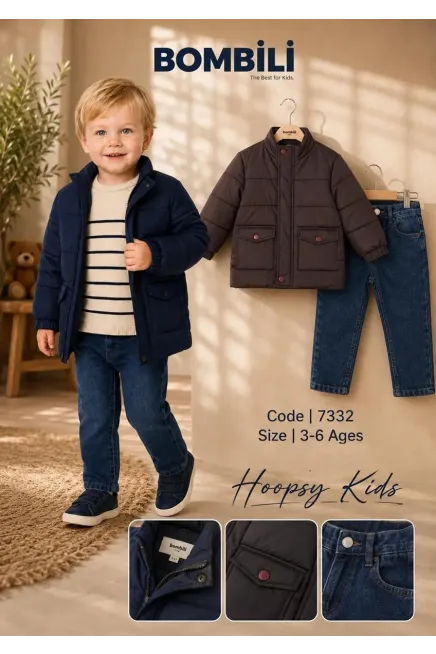 3-6 YEAR Boy PANT SUIT WITH COAT