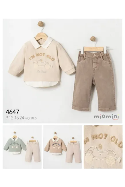 Sweatshırtlu Pantolonlu Takım