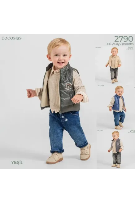 6-24 MONTH Boy PANT SUIT WITH VEST