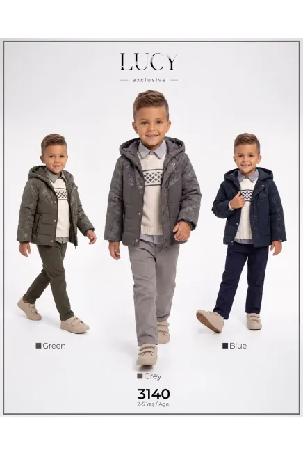 2-5 سنة صبي بدله ستره مع سروال