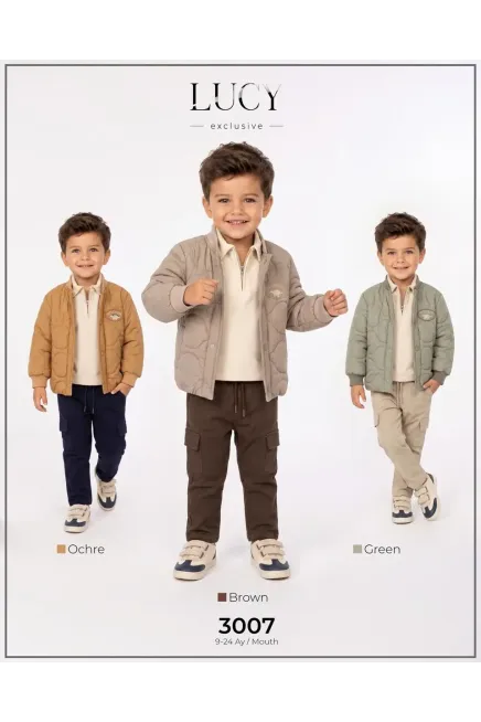 Montlu Kazaklı Pantolonlu Takım