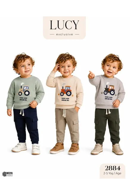 Sweatshırtli Pantolon Takım