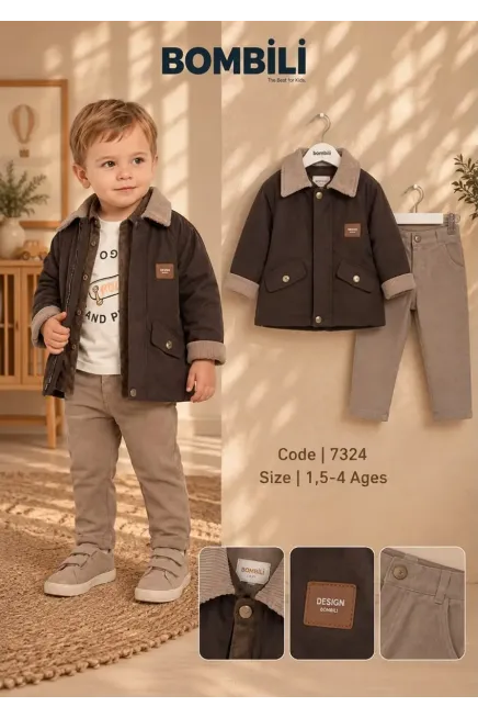 2-5 YEAR Boy PANT SUIT WITH JACKET