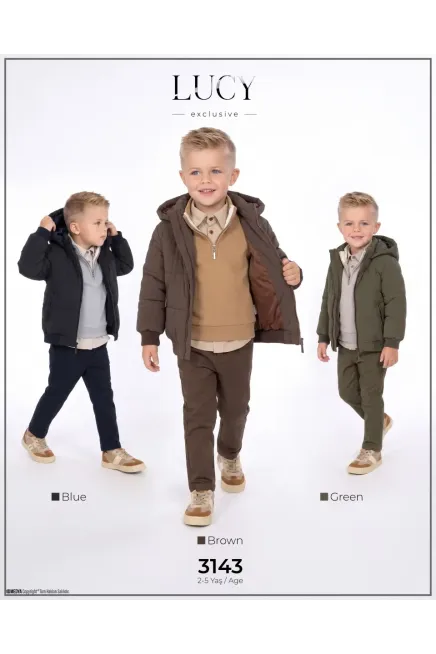 Yelekli Sweathsırtlu Pantolonlu Takım