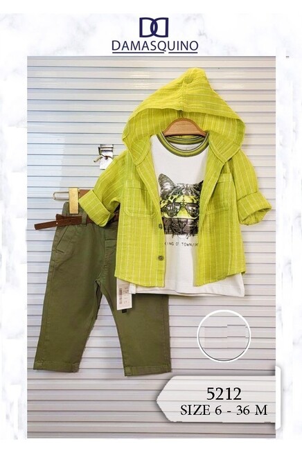 6-36 MONTH Boy PANT SUIT WITH SHIRT&T-SHIRT