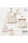 6-24 MONTH Girl SHORT SET WITH BLOUSE