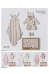 Bornozlu Havlulu Terlikli Set