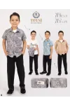 Gömlekli Tiişörtlü Pantalonlu Takım
