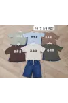 2-5 سنة صبي بدله تيشرت مع شورت