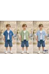 1-4 سنة صبي بدله قميص مع شورت