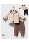 Ceketli Sweatshırtlu Pantolonlu Takım